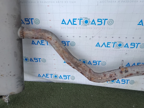 BMW X5 F15 14-18 N55 rear muffler with damper, without servo, rusty