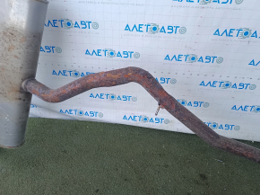 BMW X5 F15 14-18 N55 rear muffler with damper, without servo, rusty