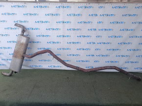 BMW X5 F15 14-18 N55 rear muffler with damper, without servo, rusty