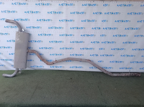 BMW X5 F15 14-18 N55 rear muffler with damper, without servo, rusty