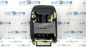 Driver's seat upholstery upper BMW X5 F15 14-18 leather black Dakota, heated, water damage, oxidized chip