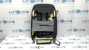BMW X5 F15 14-18 black Dakota leather upper passenger seat trim, heated, water damage, oxidized chip, scratches