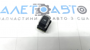 Rear left window lift control for Audi A4 B8 08-16, black with chrome