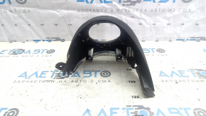 Left front panel trim for a Mini Cooper Countryman R60 11-12, under the deflector, black with dark gray, peeling paint