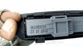 Front left seat memory buttons for Audi A4 B8 13-16 rest type 2, black cover, broken mount