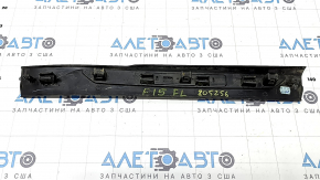 Front left door sill trim for BMW X5 F15 2014-2018, black with chrome insert, scratches, corrosion