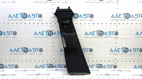 Left center pillar trim, upper belt, Volvo XC60 18-25, black, scratches