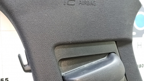 Left center pillar trim, upper belt, Volvo XC60 18-25, black, scratches