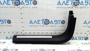 Volvo XC60 18-25 front left door sill trim, black with chrome, worn