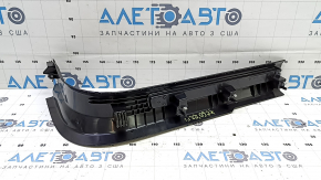 Volvo XC60 18-25 front left door sill trim, black with chrome, worn