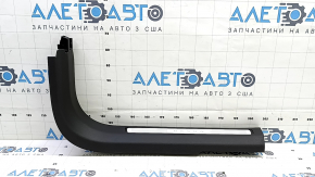 Volvo XC60 18-25 front right door sill trim, black with chrome, worn