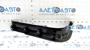 Volvo XC60 18-25 front right door sill trim, black with chrome, worn