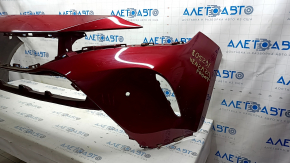 Bare front bumper for Toyota Venza 21-24 with parking sensors, Limited, XLE, red, cracked, scratches