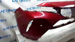 Bare front bumper for Toyota Venza 21-24 with parking sensors, Limited, XLE, red, cracked, scratches