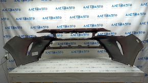 Bare front bumper for Toyota Venza 21-24 with parking sensors, Limited, XLE, red, cracked, scratches