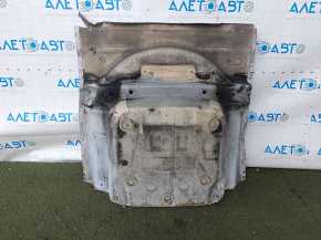 The trunk trough of the Audi A4 B9 17-25 is drilled out