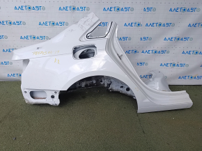 Audi A4 B9 17-20 rear right quarter wing, sawn off, white, with bumps