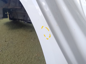 Audi A4 B9 17-20 rear right quarter wing, sawn off, white, with bumps
