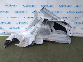 Audi A4 B9 17-20 rear right quarter wing, sawn off, white, with bumps