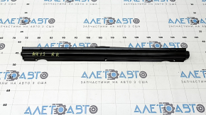 Black rear right door curtain for Audi A4 B8 08-16