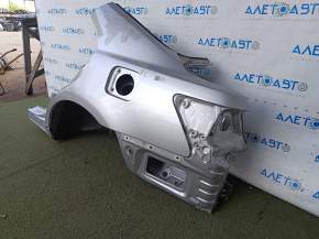 Toyota Camry v40 rear left quarter wing sawed off, silver, rusty, dented