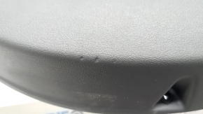 Black rear left door panel, Audi A4 B8 13-16 sedan, BANG & OLUFSEN, under curtain, black leather armrest, black Alcantara insert, aluminum molding, dents, scratches