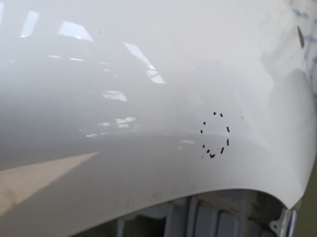 Quarter wing rear left Infiniti Q50 14-20 24 sawed off, white, pokes