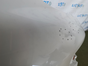 Quarter wing rear left Infiniti Q50 14-20 24 sawed off, white, pokes