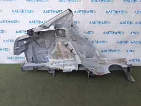 Quarter wing rear left Infiniti Q50 14-20 24 sawed off, white, pokes