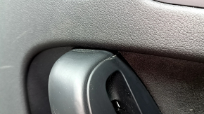 Door trim panel rear right complete Audi A4 B8 13-16 black, sedan BANG & OLUFSEN, under the curtain, armrest black leather, insert black Alcantara, molding aluminum, broken fastener, scratches