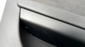 Door trim panel front left complete Audi A4 B8 13-16 black, armrest leather black, insert Alcantara black, molding aluminum, for seat memory, BANG & OLUFSEN, scratches, need cleaning, etc.