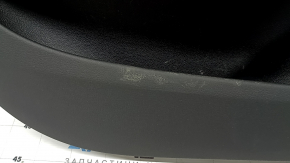 Door trim panel front left complete Audi A4 B8 13-16 black, armrest leather black, insert Alcantara black, molding aluminum, for seat memory, BANG & OLUFSEN, scratches, need cleaning, etc.