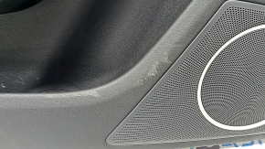 Door trim panel front left complete Audi A4 B8 13-16 black, armrest leather black, insert Alcantara black, molding aluminum, for seat memory, BANG & OLUFSEN, scratches, need cleaning, etc.
