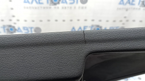 Door trim panel front left complete Audi A4 B8 13-16 black, armrest leather black, insert Alcantara black, molding aluminum, for seat memory, BANG & OLUFSEN, scratches, need cleaning, etc.