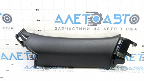 Right rear pillar trim panel in front of the window Volvo XC60 18-25, black, worn