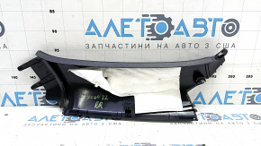 Right rear pillar trim panel in front of the window Volvo XC60 18-25, black, worn