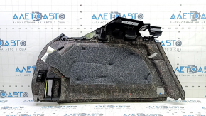 Right arch trim for Volvo XC60 21-25, black, for electric seats and suspension adjustment, with backlighting