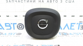 Black steering wheel airbag for the driver's side of the Volvo XC60 18-25.
