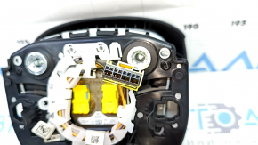Black steering wheel airbag for the driver's side of the Volvo XC60 18-25.