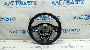 Toyota Venza 21-24 black leather steering wheel with heating, computer, scratches