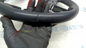 Toyota Venza 21-24 black leather steering wheel with heating, computer, scratches