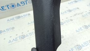 Rear left door sill trim for Toyota Venza 21-24, black, scratches