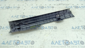 Front left door sill trim for Toyota Venza 21-24, black, chrome insert, film-coated, scratches, nicks