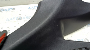 Left rear pillar trim for Toyota Venza 21-24, black, scratches
