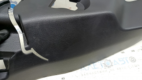 Lower left rear pillar trim for Toyota Venza 21-24, black, scratches, cracked fastener