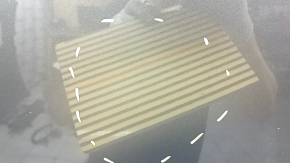 Bare hood Audi A4 B8 13-16 rest steel, graphite LX7R, dents, bumps