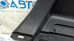Left arch trim for Toyota Venza 21-24 black without subwoofer, scratches, cracked fastener