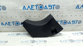 Left lower front pillar trim for Toyota Venza 21-24, black, scratches