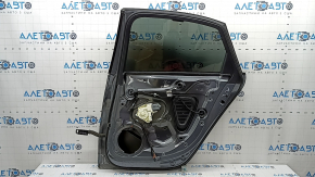 Door assembly, rear right, Audi A4 B8 08-16 sedan, keyless, under curtain, graphite LX7R, butt