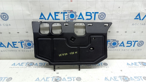 Toyota Venza 21-24 black, scratched lower front panel trim for passenger footwell
